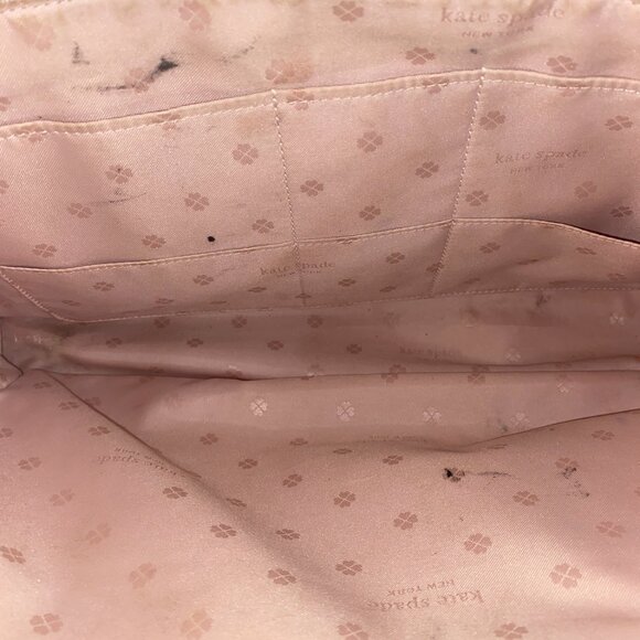 Kate Spade Beige Saffiano Leather Tote - Picture 8 of 11